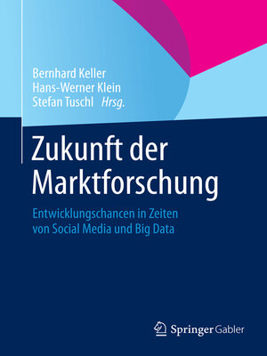 cover image of Zukunft der Marktforschung